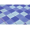 Glasmosaik CM4SE3M Crystal mix blau 30x30 cm