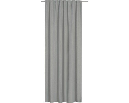 Vorhang mit Gardinenband Sundown grau 140x255 cm | HORNBACH