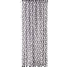Vorhang mit Gardinenband Alea grau 140x255 cm-thumb-0