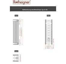 Ventilheizkörper Rotheigner 6-fach Typ DK 900x400 mm-thumb-3