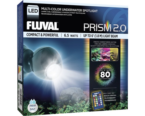 Aquariumbeleuchtung Fluval PRISM LED 2.0 Spotlight mit Fernbedienung 6,5 W-0