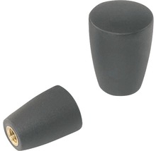 Zylinderknopfmutter Ø 32 M10 mm schwarz, 10 Stück-thumb-0
