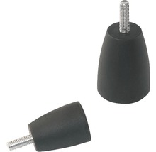 Zylinderknopfschrauben Ø 43 M10x15 mm schwarz, 5 Stück-thumb-0