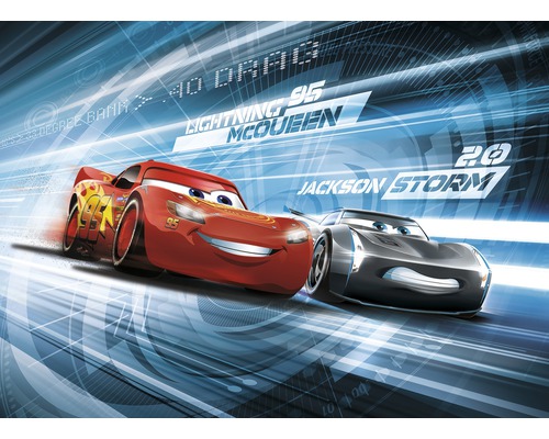 Fototapete Papier SD423 Disney Cars 3 Simulation 4-tlg. 184 cm x 254 cm-0