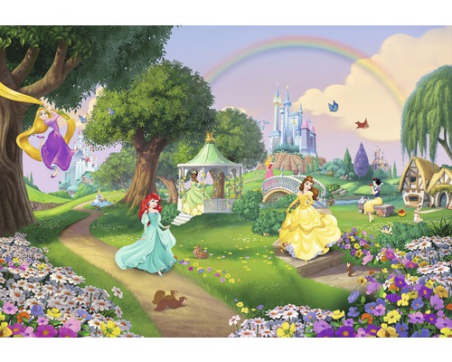 Fototapete Vlies SD449 Disney Princess Rainbow 8-tlg. 368 x 254 cm-0