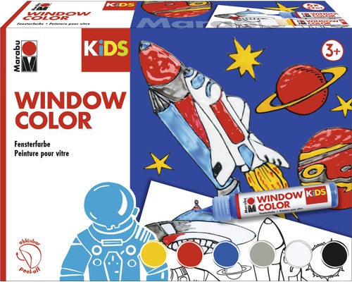 Marabu Kids Window Color Set Weltall 6-tlg-0