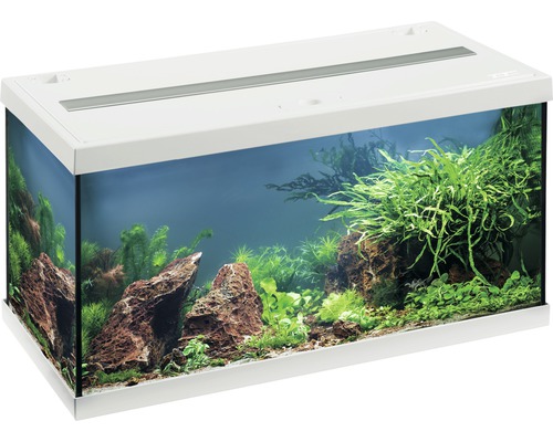 Aquarium EHEIM aquastar 54 mit LED-Beleuchtung, Innenfilter, Heizer, Thermometer ohne Unterschrank weiß