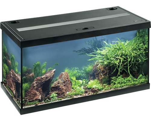Aquarium EHEIM aquastar 54 mit LED-Beleuchtung, Innenfilter, Heizer, Thermometer ohne Unterschrank schwarz-0