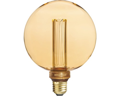 LED Globelampe G120 E27/2,5W gold 125 lm 2000 K warmweiß 820 Mirage-0