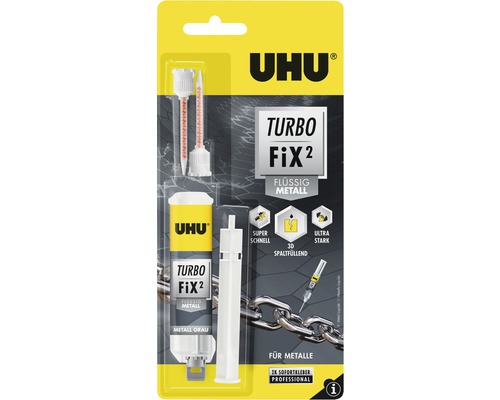 UHU Kleber Turbo Fix² flüssig Metall 10 g