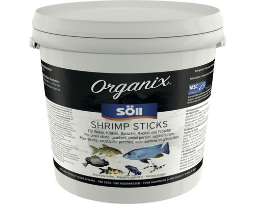 Futtersticks Söll Organix Shrimp Sticks 5l