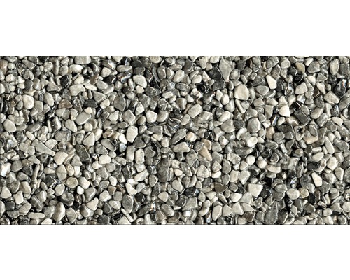 Naturstein Marmorsplitt 2,5 m² Basisset Mix grey Steinteppich Binder Flur Bad 
