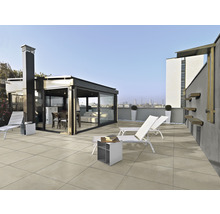 FLAIRSTONE Feinsteinzeug Terrassenplatte betonbeige rektifizierte Kante 60 x 60 x 2 cm-thumb-0