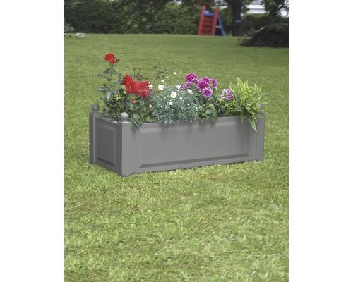 Pflanzkübel KHW Kunststoff 100x43x41 cm grau