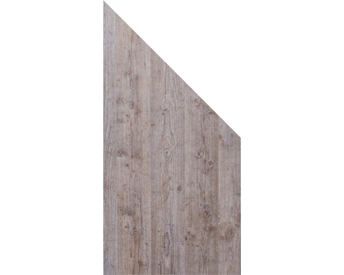 Abschlusselement GroJa Belfort 90 x 180/90 cm Holzoptik