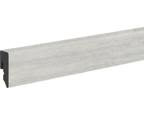 SKANDOR Sockelleiste PVC KU048L Eiche grau gekalkt 15x38,5x2400 mm