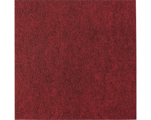 Teppichfliesen selbstklebend rot 40x40 cm