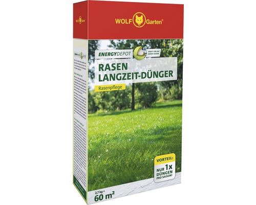 Rasen-Langzeitdünger WOLF-Garten Energy-Depot 2,7 kg / 60 m² 1x düngen pro Saison-0