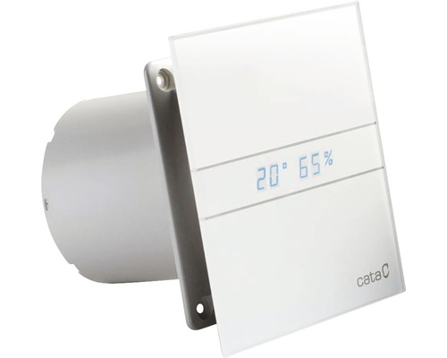 Schachteinbauventilator CATA E100 GTH Ø 100 mit Temperatur und Luftfeuchtigkeitsanzeige