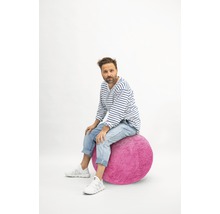 Sitzball Sitting Ball Fluffy pink Ø 65 cm-thumb-2