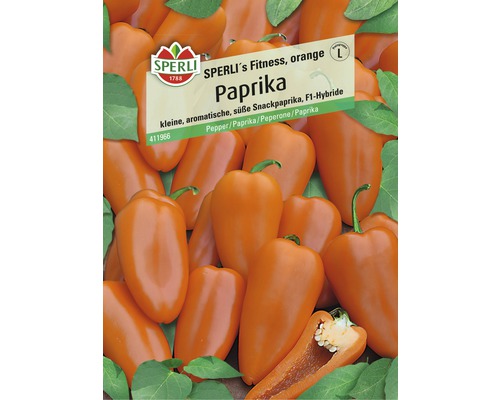 Paprika 'Fitness Orange' Sperli Gemüsesamen