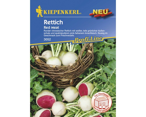 Rettich Kiepenkerl 'Red Meat' Gemüsesamen