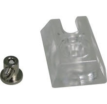 Spannschuh aus Kunststoff & Metall für Seitenführung 16 & 25 mm transparent-thumb-0