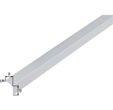 Winkelprofil Kunststoff alugrau 15x15x1 mm, 1 m-thumb-1