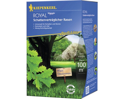 Rasensamen Kiepenkerl Schattenverträglicher Rasen 2 kg 100 m²