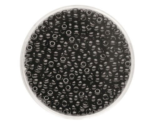 Rocailles satt schwarz 2,6 mm 17 g