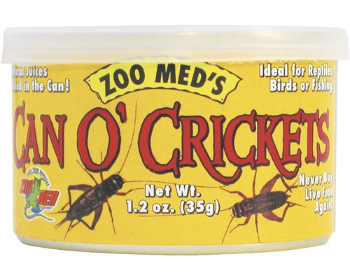 Konservierte Grillen ZOO MED Can O' Crickets (60 crickets/can) 34 g