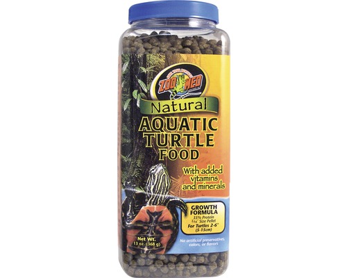 Futterpellets für Wasserschildkröten ZOO MED Natural Aquatic Turtle Food Growth 368 g