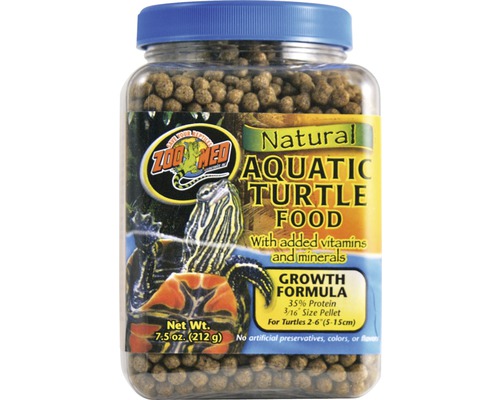Futterpellets für Wasserschildkröten ZOO MED Natural Aquatic Turtle Food Growth 212 g
