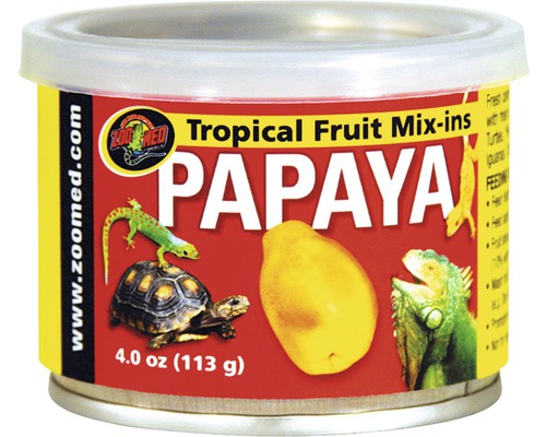 Reptilienfutter ZOO MED Tropical Fruit Mix-ins Papaya 95 g