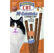 Katzensnack PERFECTO CAT Catsticks Geflügel & Leber 10 Stück-thumb-0