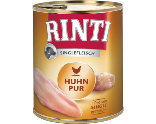 Hundefutter nass RINTI Singlefleisch Huhn pur 800 g