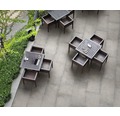 FLAIRSTONE Feinsteinzeug Terrassenplatte Loft Grey 120 x 60 x 2 cm rektifizierte Kante
