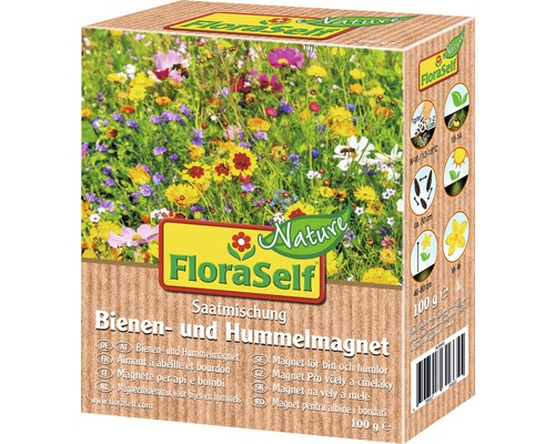 Blumenwiesensamen FloraSelf Nature Bienen- & Hummelmagnet ca. 100 m²
