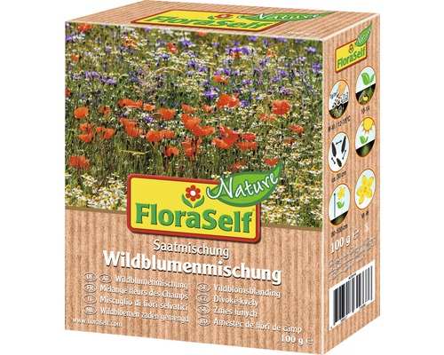 Blumenwiesensamen FloraSelf Nature 'Wildblumenmischung' ca. 100 m²