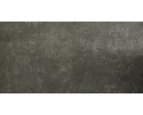 Feinsteinzeug Wand- und Bodenfliese HOMEtek black matt 30 x 60 cm