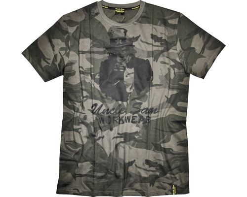 Uncle Sam T-Shirt Gr.3XL camouflage/schwarz