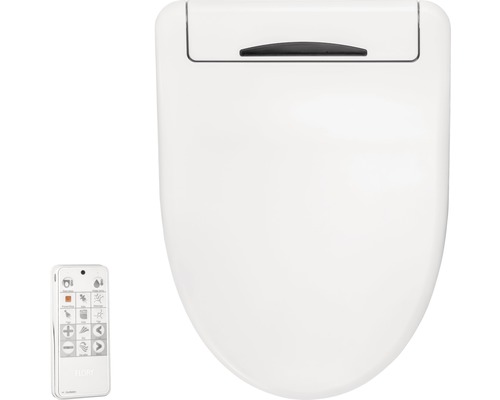 Dusch WC-Sitz Form&Style Panay weiß mit Fernbedienung und Absenkautomatik
