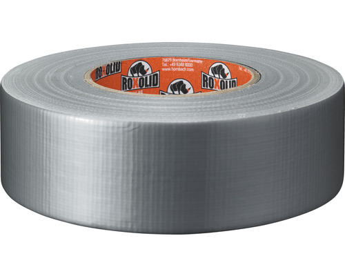 Roxolid Profi Duct Tape Gewebeband silber 50m x 48mm