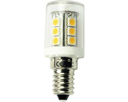 LED SMD Stiftsockellampe dimmbar E14/2,3W 250 lm 3000 K warmweiß 18er klar/silber nur im Niedervolt Bereich verwenbar
