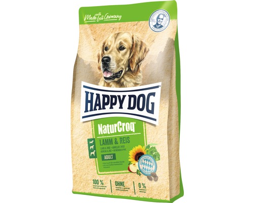 Hundefutter trocken HAPPY DOG NaturCroq Lamm & Reis 15 kg