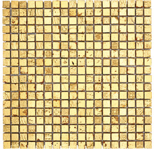 Natursteinmosaik XAM 47 30x30 cm Gold-thumb-0