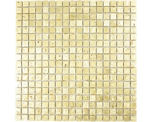 Natursteinmosaik XAM 47 30x30 cm Gold