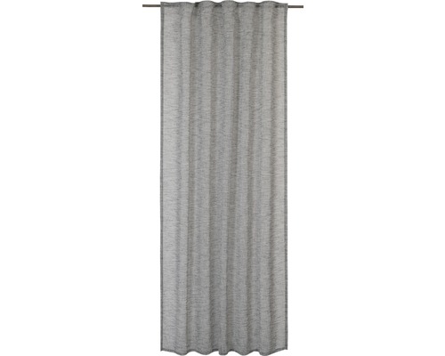 Vorhang mit Gardinenband Selection grau 140 x 255 cm