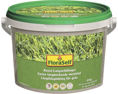 Rasen-Langzeitdünger FloraSelf 10 kg 320 m² mineralischer Dünger-0