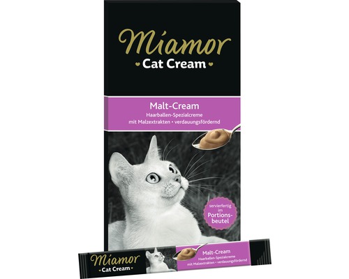 Katzensnack Miamor Confect Malt Cream 6x15 g